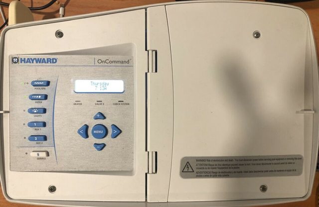 Hayward OnCommand control panel